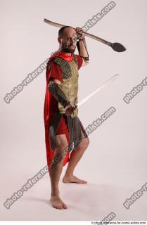MARCUS STANDING POSE WITH SWORD AND SPEAR